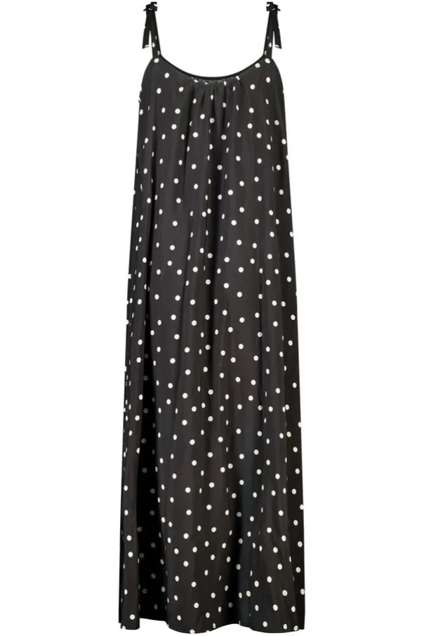 Maxi polka dot jurk
