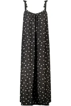 Maxi polka dot jurk