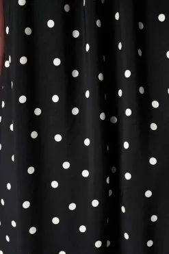 Maxi polka dot jurk