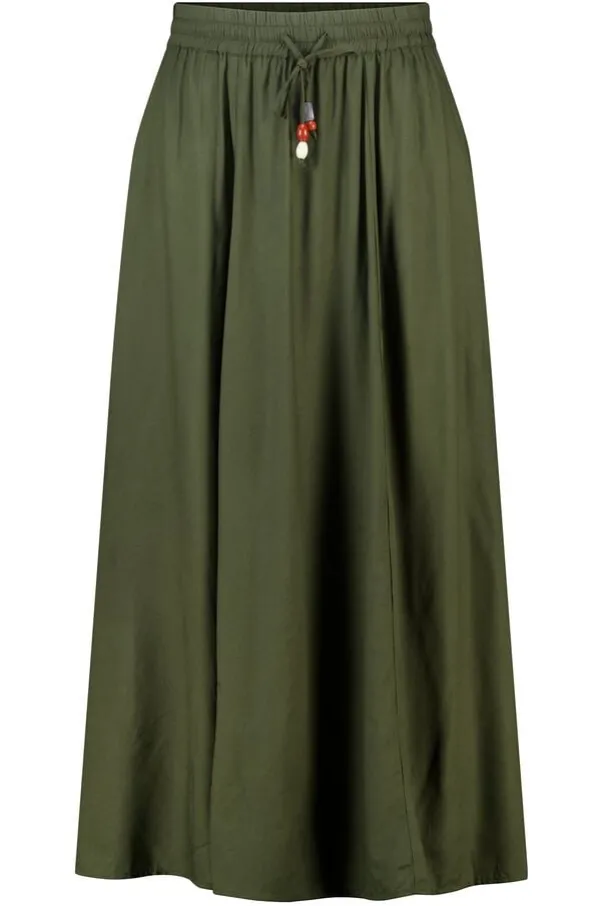 Maxi rok met elastische taille