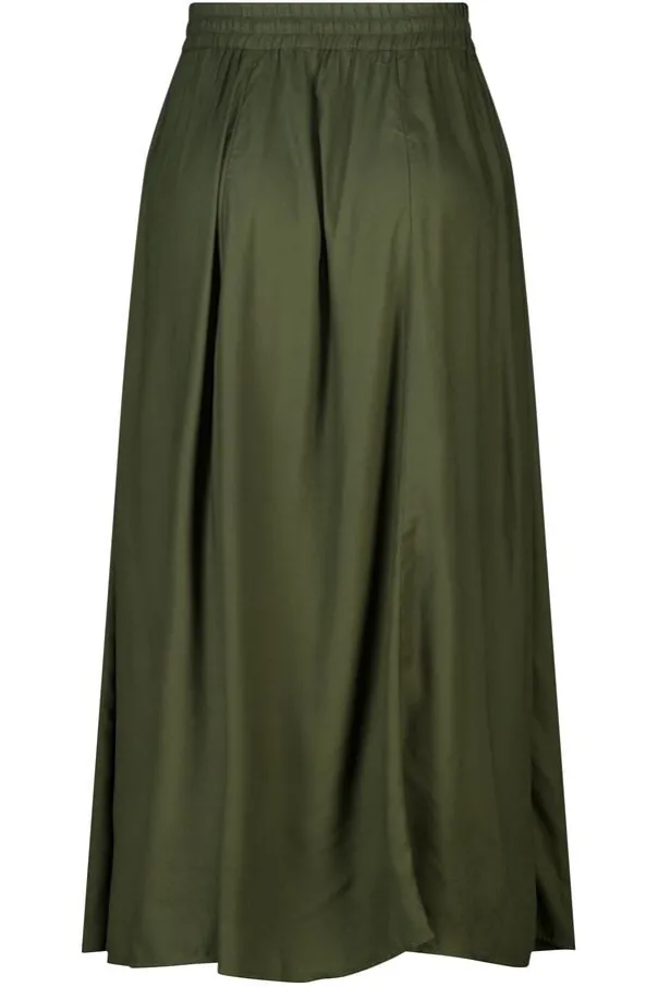 Maxi rok met elastische taille