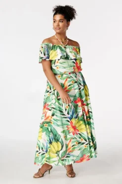 Maxi rok met print