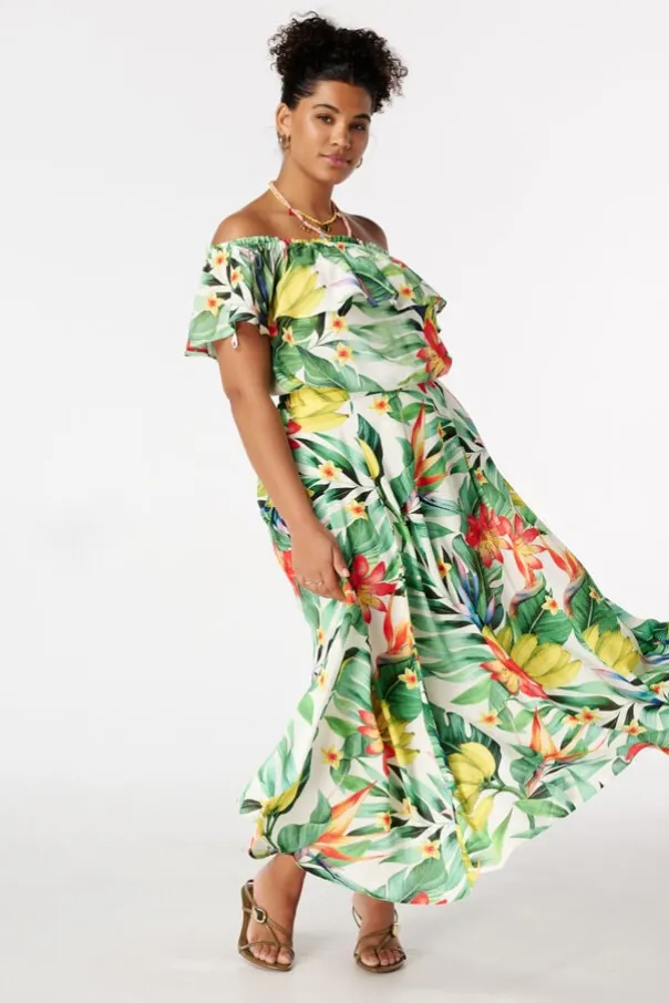 Maxi rok met print