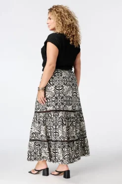 Maxi rok met print