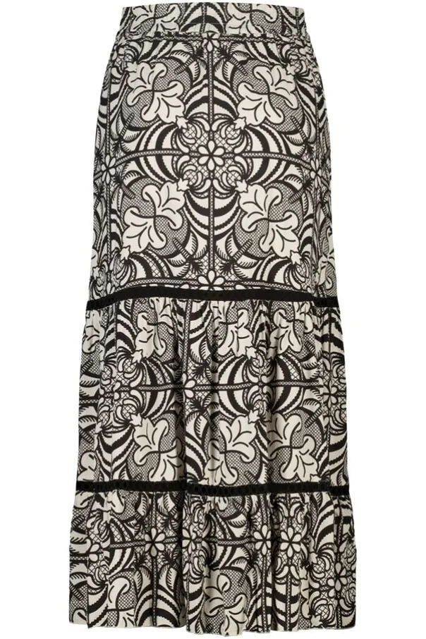 Maxi rok met print