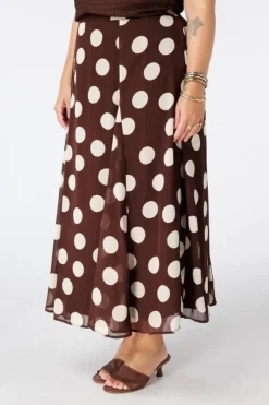 Midi rok met print