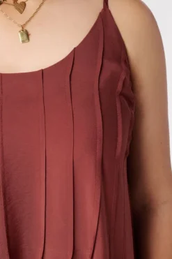 Mouwloze maxi jurk
