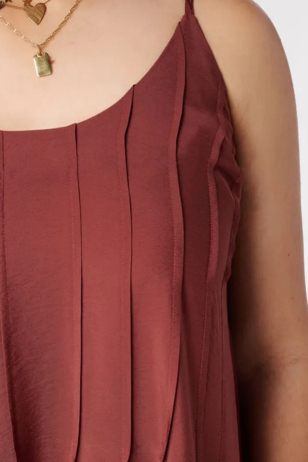 Mouwloze maxi jurk