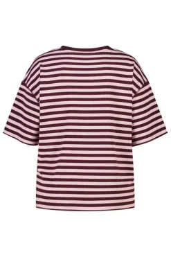 Oversized gestreept t-shirt