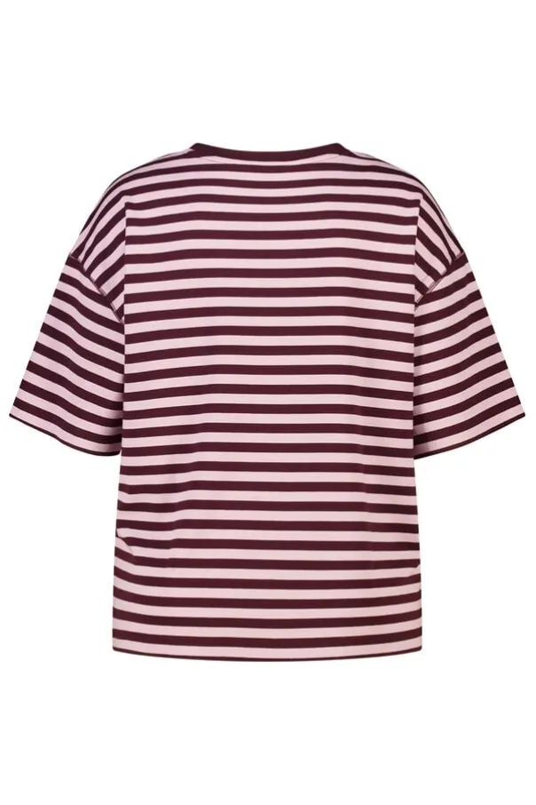Oversized gestreept t-shirt
