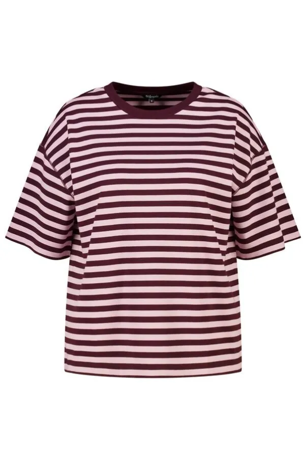 Oversized gestreept t-shirt