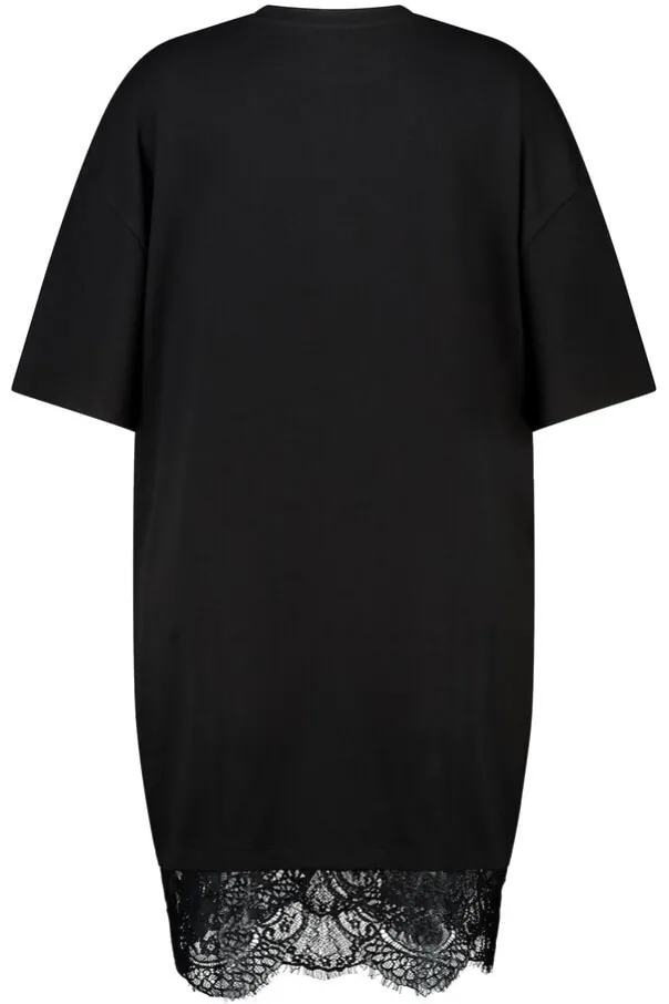 Oversized jurk met kant