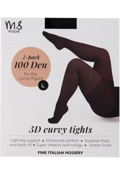 2-pack 3D Super stretch panty 100 den