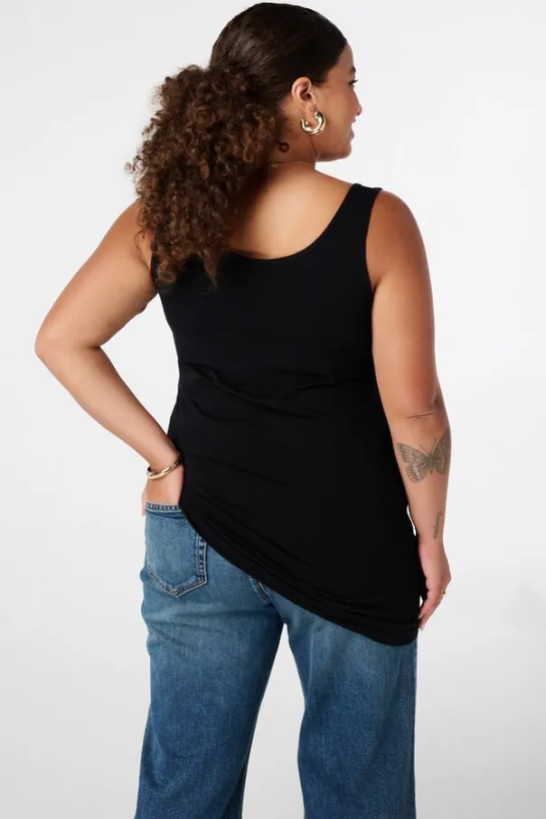 2-pack katoenen singlet extra long