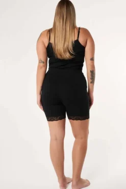 2 - pack korte legging met kant