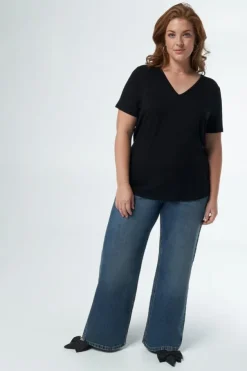 2-pack T-shirts met V-hals