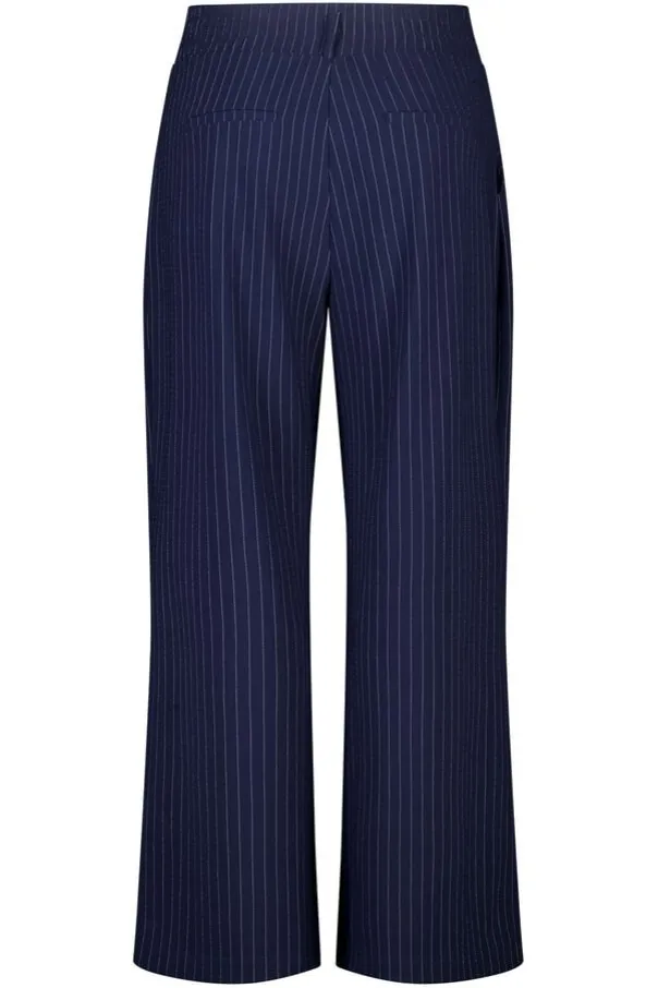 Pantalon met krijtstreep