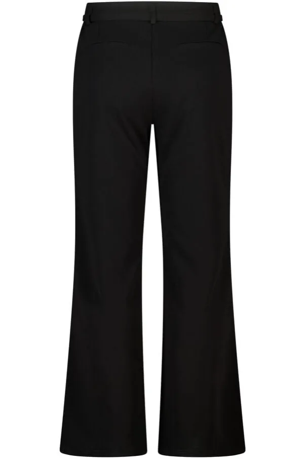 Rechte pantalon met ceintuur