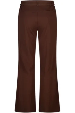 Rechte pantalon met ceintuur