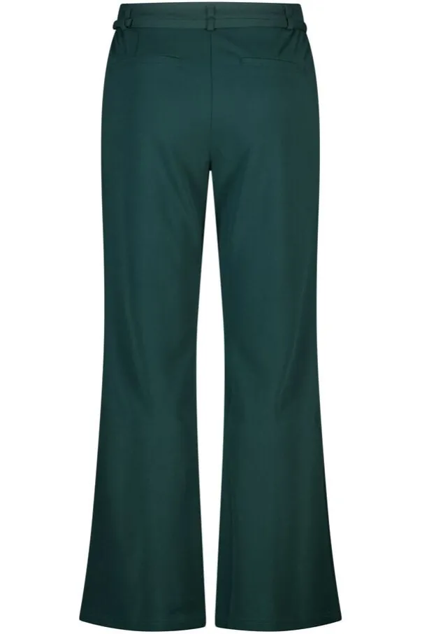 Rechte pantalon met ceintuur