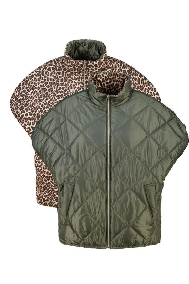 Reversible gewatteerde bodywarmer