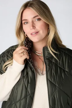 Reversible gewatteerde bodywarmer