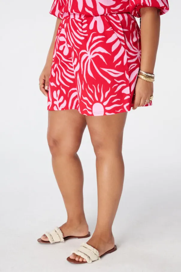 Short met elastische taille