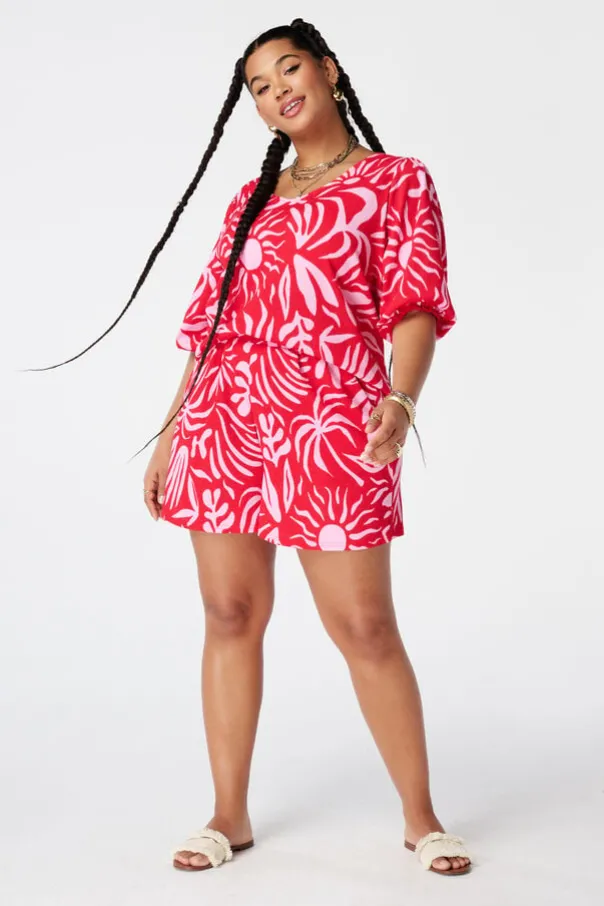 Short met elastische taille