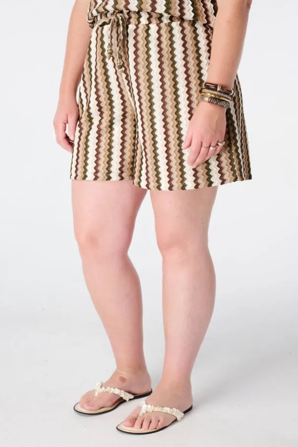 Short met elastische taille