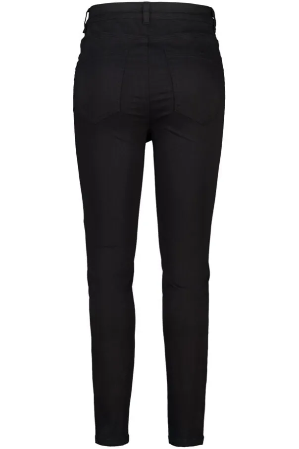 Skinny leg high waist jeans CHERRY