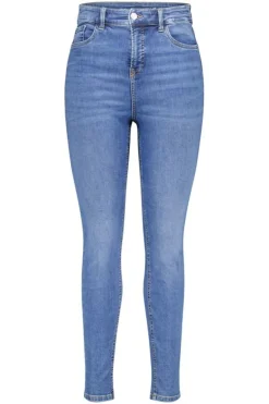 Skinny leg high waist jeans CHERRY