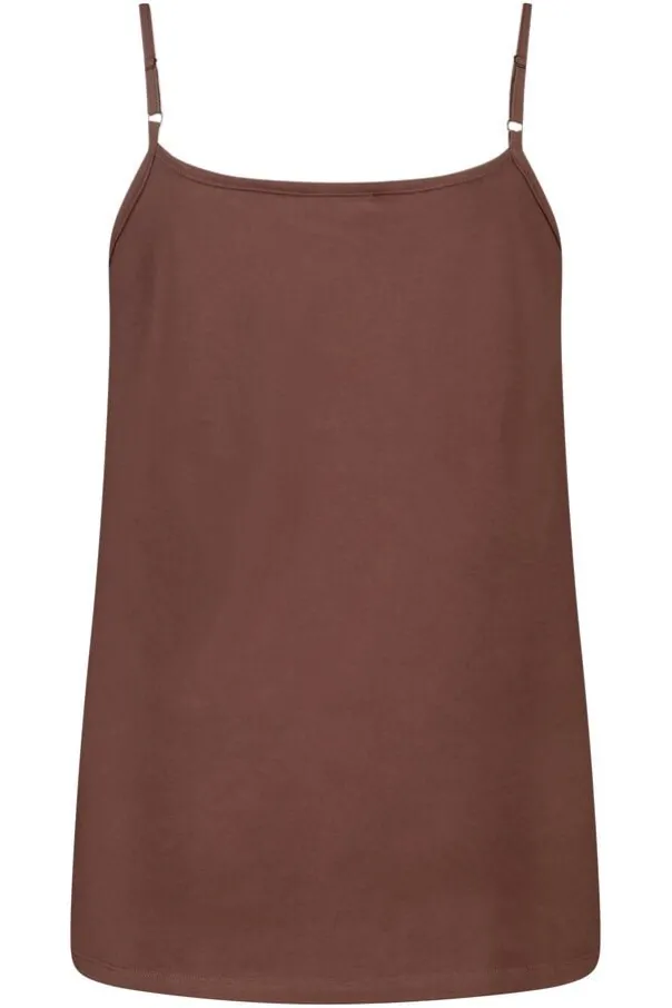 Spaghetti top met stretch