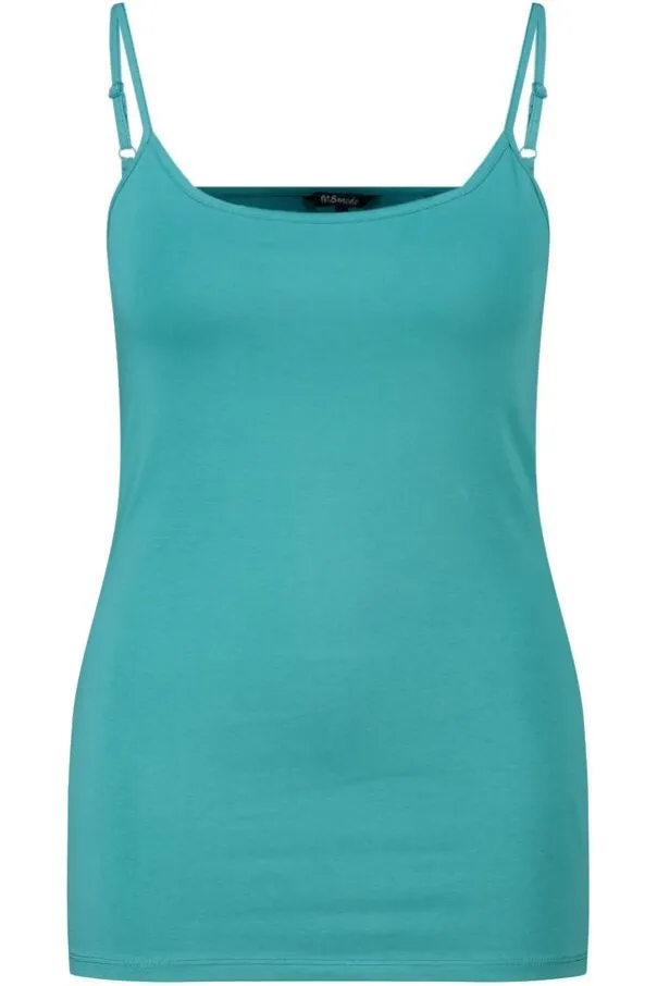 Spaghetti top met stretch