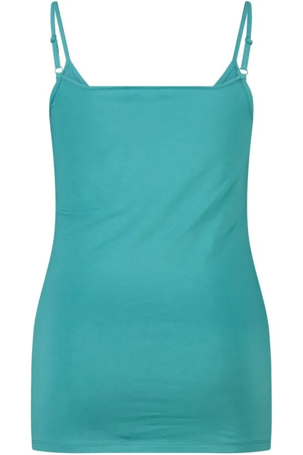 Spaghetti top met stretch