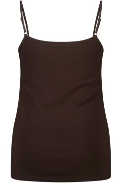 Spaghetti top met stretch
