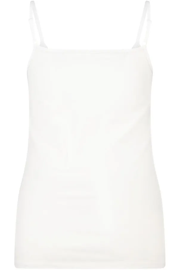 Spaghetti top met stretch