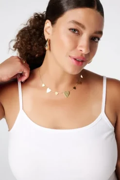 Spaghetti top met stretch