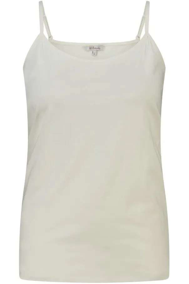 Spaghetti top met stretch