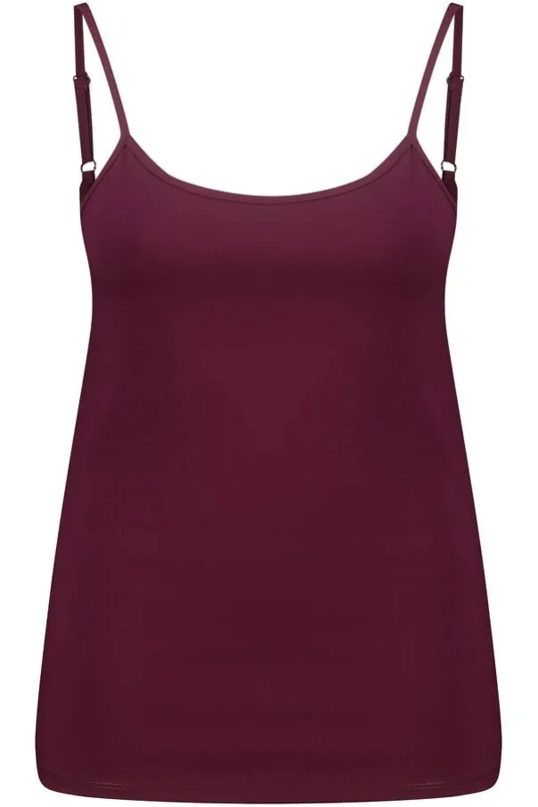 Spaghetti top met stretch
