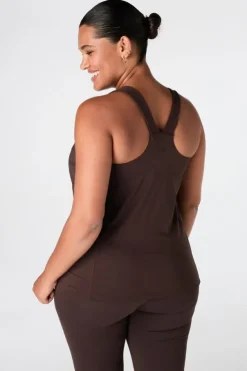 Sport singlet met ingebouwde bh
