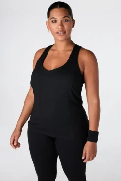 Sport singlet met ingebouwde bh