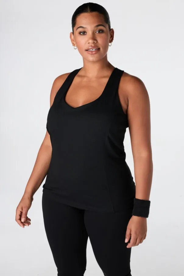 Sport singlet met ingebouwde bh