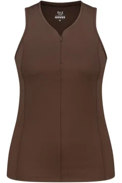 Sport singlet met ritssluiting