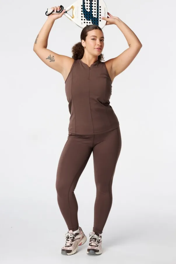 Sport singlet met ritssluiting
