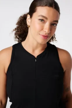 Sport singlet met ritssluiting