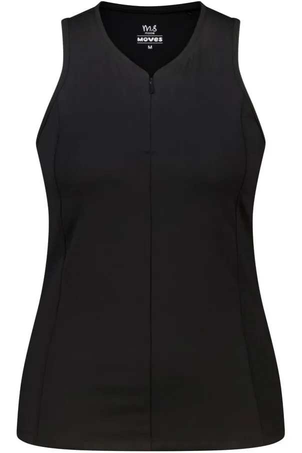 Sport singlet met ritssluiting