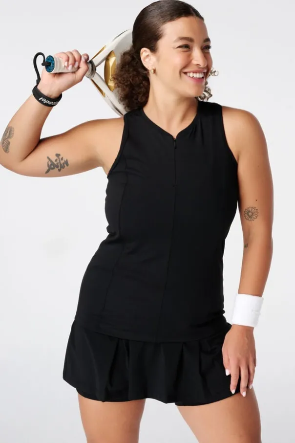 Sport singlet met ritssluiting