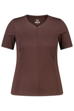 Sport top met rits