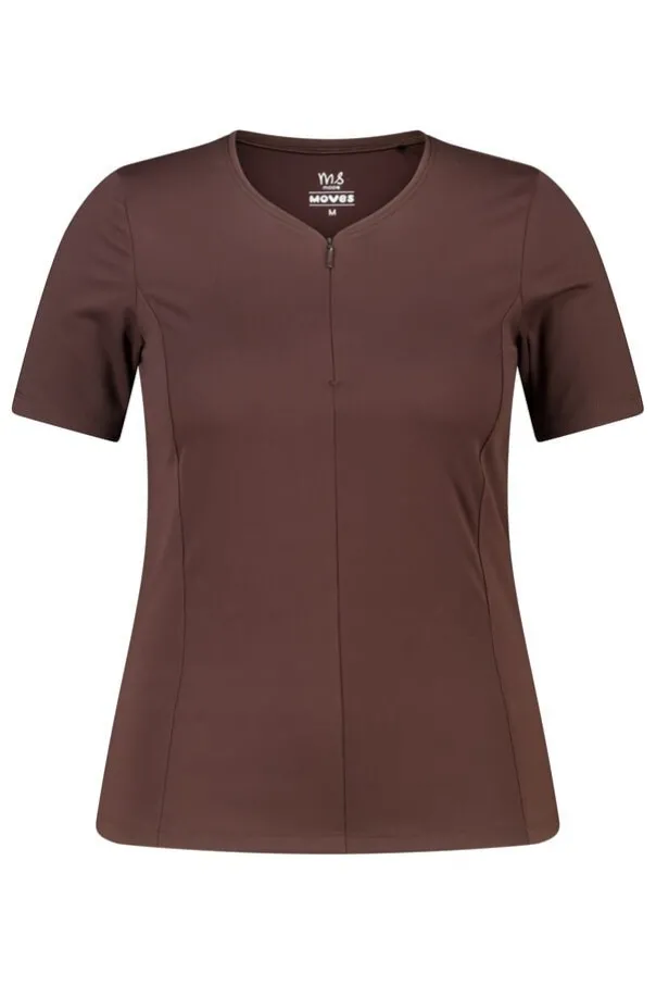 Sport top met rits