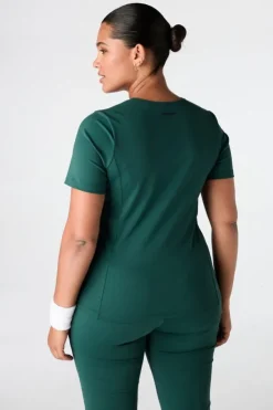Sport top met rits
